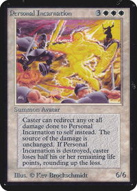 Personal Incarnation - Alpha Edition (LEA) #31 - Rare Magic: The Gathering Trading Card