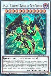 Assault Blackwing - Onimaru the Divine Thunder - The Dark Illusion (TDIL) #TDIL-EN049 - Super Rare YuGiOh Trading Card