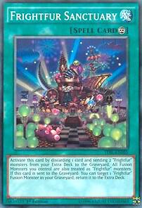 Frightfur Sanctuary - The Dark Illusion YuGiOh trading card