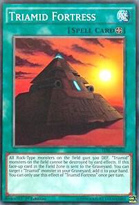 Triamid Fortress - The Dark Illusion YuGiOh trading card