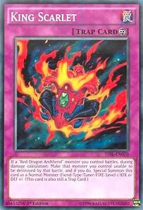 King Scarlet - The Dark Illusion YuGiOh trading card