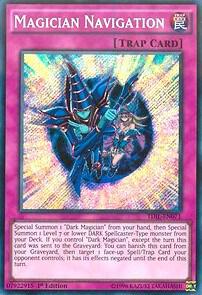 Magician Navigation - The Dark Illusion YuGiOh trading card