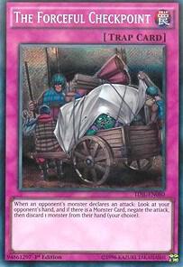 The Forceful Checkpoint - The Dark Illusion YuGiOh trading card