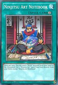 Ninjitsu Art Notebook - The Dark Illusion YuGiOh trading card