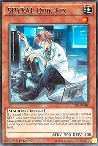 SPYRAL Quik-Fix - The Dark Illusion (TDIL) #TDIL-EN087 - Rare YuGiOh Trading Card