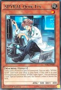 SPYRAL Quik-Fix - The Dark Illusion YuGiOh trading card