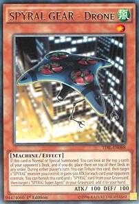 SPYRAL GEAR - Drone - The Dark Illusion YuGiOh trading card