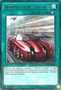 SPYRAL GEAR - Big Red - The Dark Illusion (TDIL) #TDIL-EN089 - Rare YuGiOh Trading Card