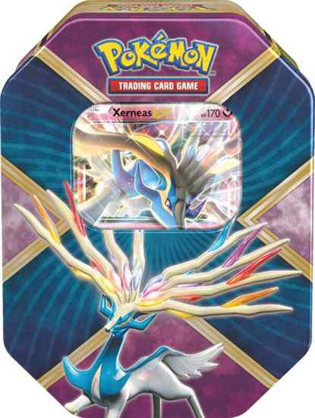 Shiny Kalos Tin [Xerneas EX] - XY - Fates Collide Pokémon trading card