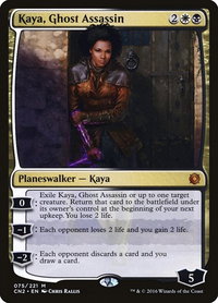 Kaya, Ghost Assassin - Conspiracy: Take the Crown (CN2) #75 - Mythic Magic: The Gathering Trading Card