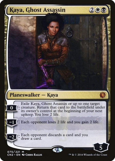 Kaya, Ghost Assassin - Conspiracy: Take the Crown Magic: The Gathering trading card