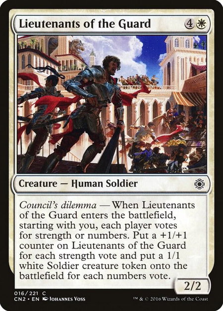 Lieutenants of the Guard - Conspiracy: Take the Crown Magic: The Gathering trading card