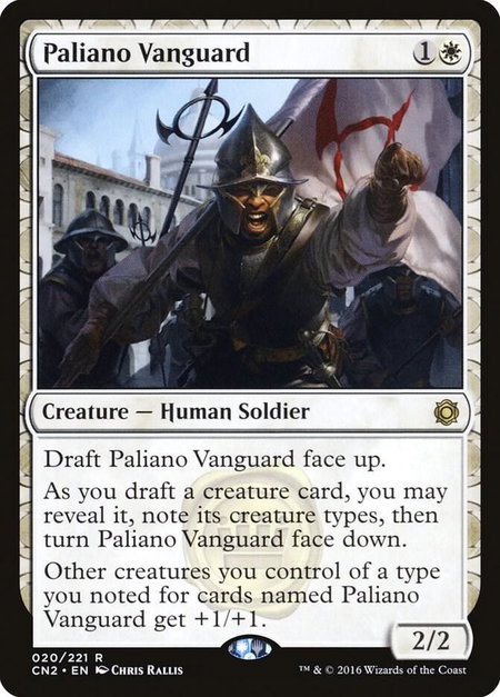Paliano Vanguard - Conspiracy: Take the Crown Magic: The Gathering trading card