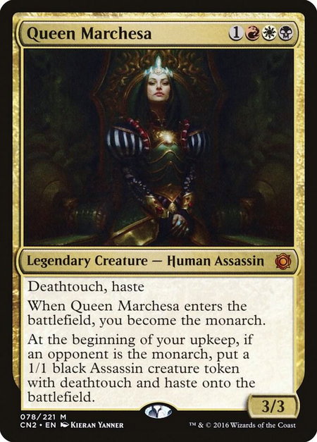 Queen Marchesa - Conspiracy: Take the Crown Magic: The Gathering trading card