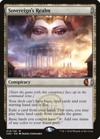 Sovereign's Realm - Conspiracy: Take the Crown (CN2) #10 - Mythic Magic: The Gathering Trading Card