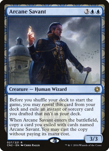 Arcane Savant - Conspiracy: Take the Crown Magic: The Gathering trading card
