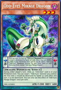 Odd-Eyes Mirage Dragon - Dragons of Legend: Unleashed (DRL3) #DRL3-EN001 - Secret Rare YuGiOh Trading Card