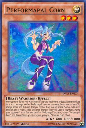 Performapal Corn - Dragons of Legend: Unleashed YuGiOh trading card