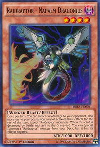 Raidraptor - Napalm Dragonius - Dragons of Legend: Unleashed (DRL3) #DRL3-EN004 - Ultra Rare YuGiOh Trading Card