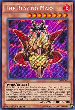 The Blazing Mars - Dragons of Legend: Unleashed YuGiOh trading card