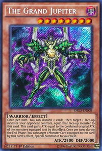 The Grand Jupiter - Dragons of Legend: Unleashed (DRL3) #DRL3-EN008 - Secret Rare YuGiOh Trading Card