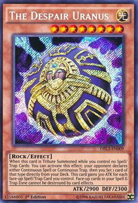 The Despair Uranus - Dragons of Legend: Unleashed (DRL3) #DRL3-EN009 - Secret Rare YuGiOh Trading Card