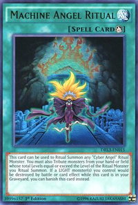 Machine Angel Ritual - Dragons of Legend: Unleashed (DRL3) #DRL3-EN015 - Ultra Rare YuGiOh Trading Card