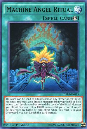 Machine Angel Ritual - Dragons of Legend: Unleashed YuGiOh trading card