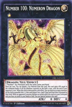 Number 100: Numeron Dragon trading card from Dragons of Legend: Unleashed Number 100: Numeron Dragon - Dragons of Legend: Unleashed YuGiOh trading card