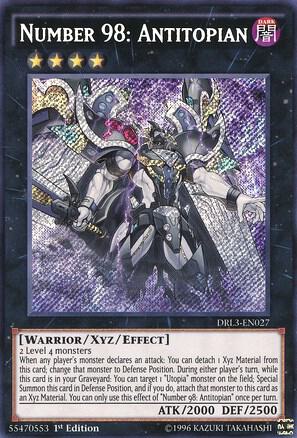 Number 98: Antitopian - Dragons of Legend: Unleashed YuGiOh trading card