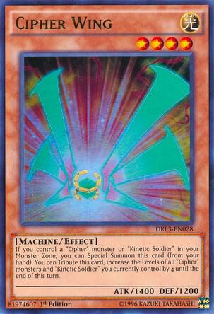Cipher Wing - Dragons of Legend: Unleashed YuGiOh trading card