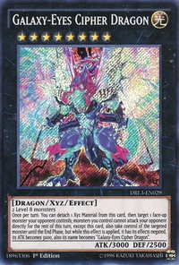 Galaxy-Eyes Cipher Dragon - Dragons of Legend: Unleashed (DRL3) #DRL3-EN029 - Secret Rare YuGiOh Trading Card