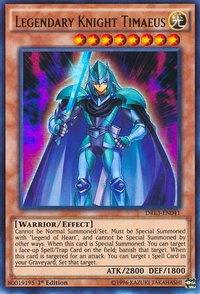 Legendary Knight Timaeus - Dragons of Legend: Unleashed (DRL3) #DRL3-EN041 - Ultra Rare YuGiOh Trading Card