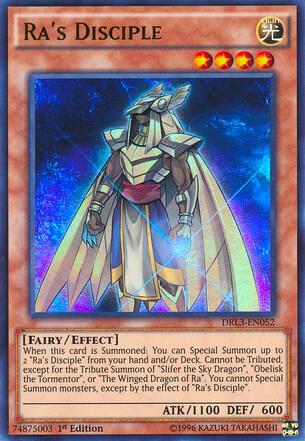 Ra's Disciple - Dragons of Legend: Unleashed YuGiOh trading card