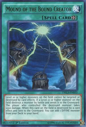 Mound of the Bound Creator - Dragons of Legend: Unleashed YuGiOh trading card