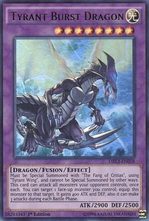 Tyrant Burst Dragon - Dragons of Legend: Unleashed YuGiOh trading card