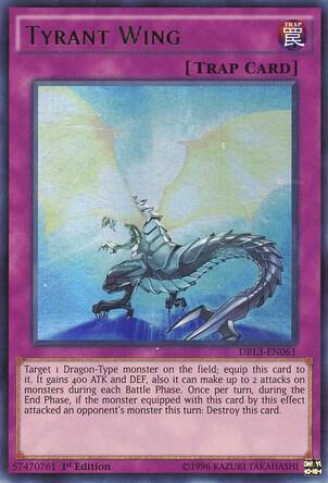 Tyrant Wing - Dragons of Legend: Unleashed YuGiOh trading card
