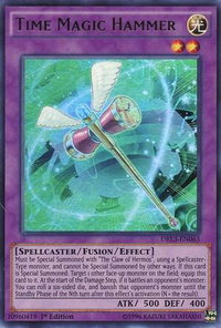 Time Magic Hammer - Dragons of Legend: Unleashed (DRL3) #DRL3-EN063 - Ultra Rare YuGiOh Trading Card