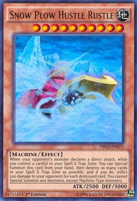 Snow Plow Hustle Rustle - Dragons of Legend: Unleashed (DRL3) #DRL3-EN071 - Ultra Rare YuGiOh Trading Card