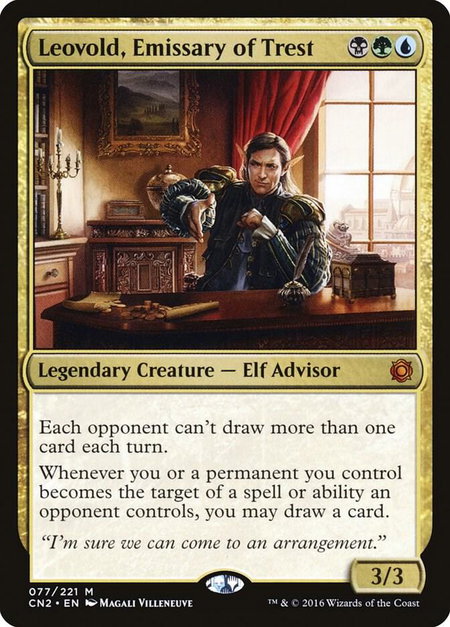 Leovold, Emissary of Trest - Conspiracy: Take the Crown Magic: The Gathering trading card