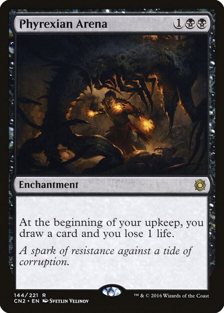 Phyrexian Arena - Conspiracy: Take the Crown Magic: The Gathering trading card