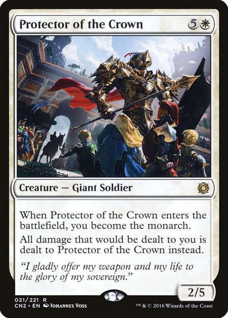 Protector of the Crown - Conspiracy: Take the Crown Magic: The Gathering trading card