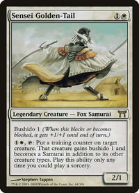 Sensei Golden-Tail - Champions of Kamigawa (CHK) #44 - Rare Magic: The Gathering Trading Card