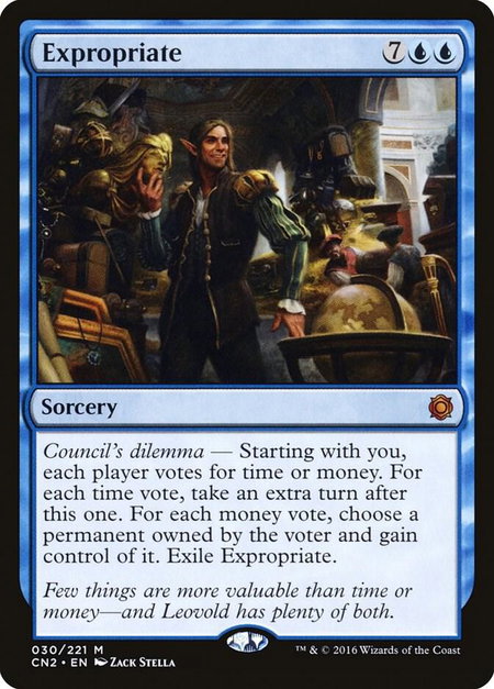 Expropriate - Conspiracy: Take the Crown Magic: The Gathering trading card