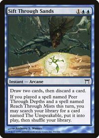 Sift Through Sands - Champions of Kamigawa (CHK) #84 - Common Magic: The Gathering Trading Card