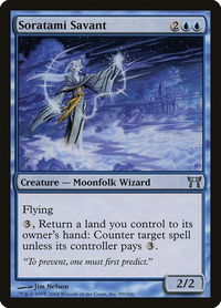 Soratami Savant - Champions of Kamigawa (CHK) #90 - Uncommon Magic: The Gathering Trading Card