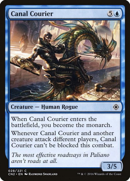 Canal Courier - Conspiracy: Take the Crown Magic: The Gathering trading card