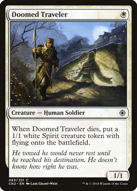 Doomed Traveler - Conspiracy: Take the Crown Magic: The Gathering trading card