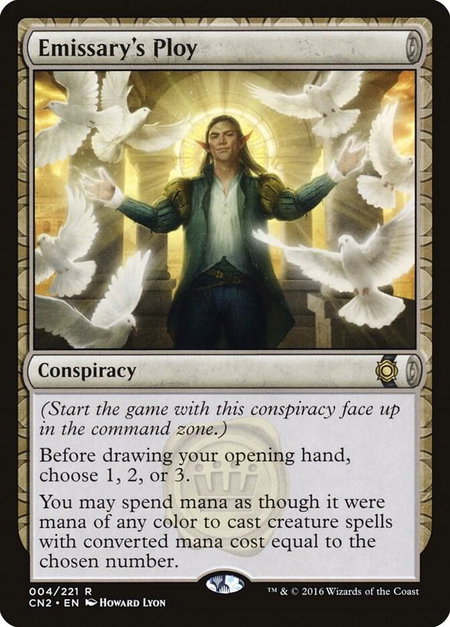 Emissary's Ploy - Conspiracy: Take the Crown Magic: The Gathering trading card