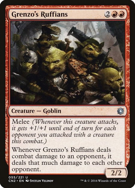 Grenzo's Ruffians - Conspiracy: Take the Crown Magic: The Gathering trading card